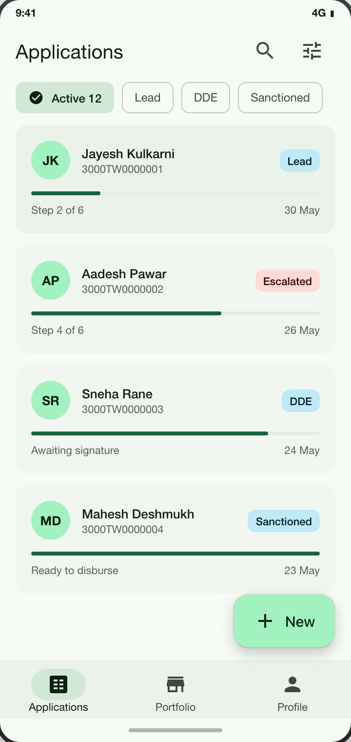 Applications queue